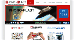 Desktop Screenshot of phonoplast.it
